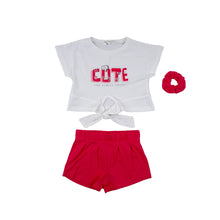 Load image into Gallery viewer, Cute &amp; Always Sweet 2 pc set with scrunchie

