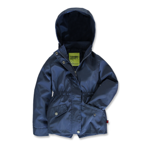 Navy Blue Raincoat Jacket
