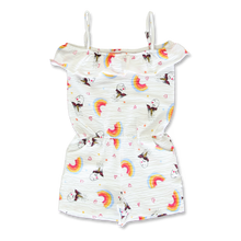 Load image into Gallery viewer, Unicorn jumpsuit (white or sky)

