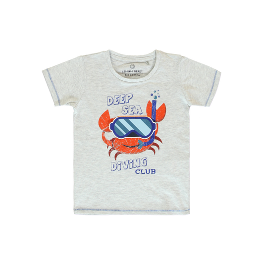 Grey Crab in Goggles Deep Sea T-shirt