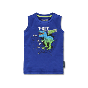 Blue T-Rex Crash T-shirt