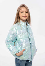 Load image into Gallery viewer, Pink/Blue iridescent jacket
