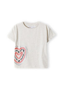 Glitter heart t-shirt
