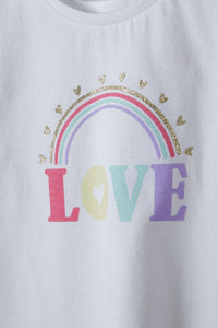 Love t-shirt with knot