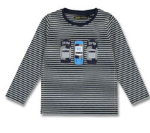 Load image into Gallery viewer, Striped Police Cars T-Shirt
