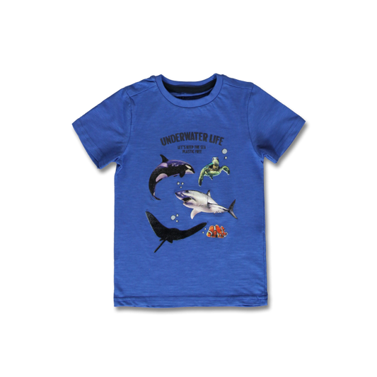 Blue Underwater Life  t-shirt
