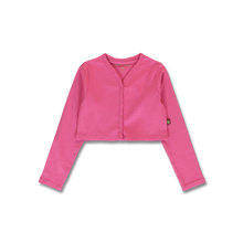 Load image into Gallery viewer, pink/blue cotton cardigan
