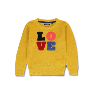 Yellow/Blue Love sweater