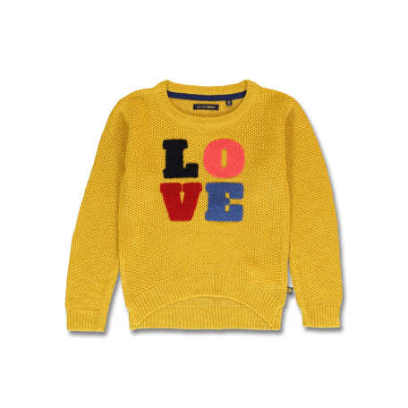 Yellow/Blue Love sweater