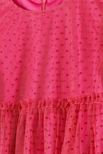 Load image into Gallery viewer, Hot Pink Polka Dot Tulle Dress
