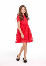 Load image into Gallery viewer, Red organza Dress
