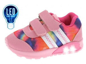Light up Pink running shoes