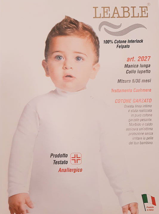 Leable - long sleeve turtleneck baby