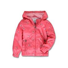Load image into Gallery viewer, Flamingo Raincoat Jacket
