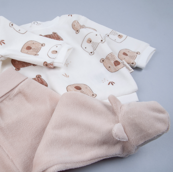 Baby Boy Bear 2-piece set