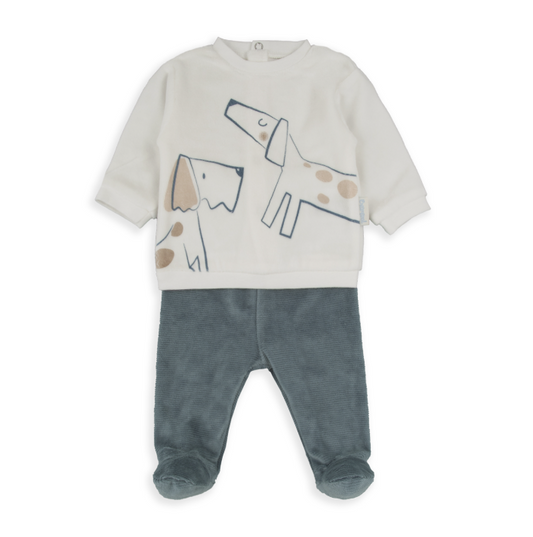 Baby Boy Dog 2-piece set