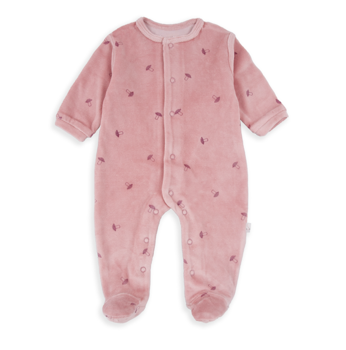 Pink Mushroom Romper