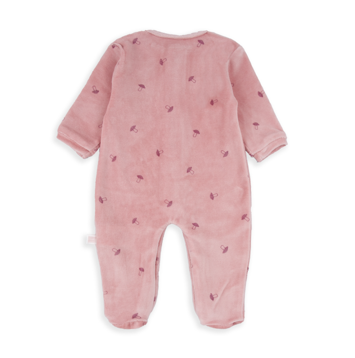 Pink Mushroom Romper