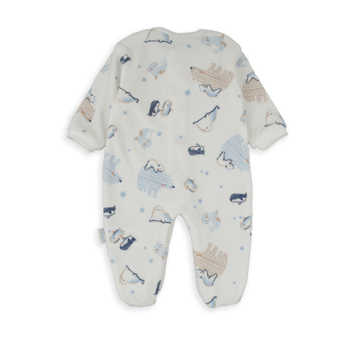 White Penguin Romper