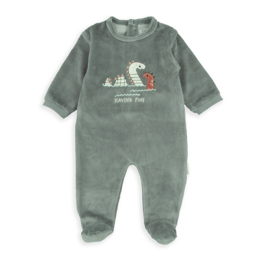 Green Monster Romper