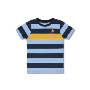 Striped Orange/Blue/Navy T-shirt