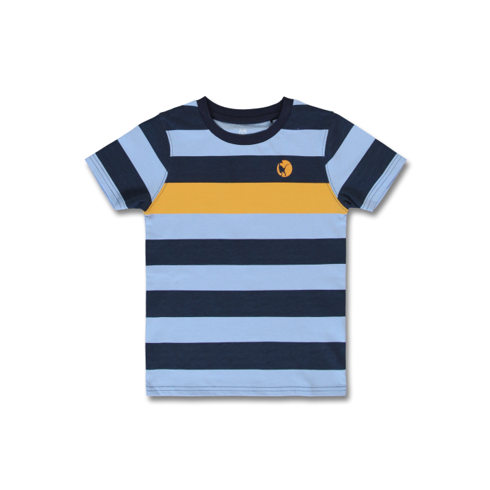 Striped Orange/Blue/Navy T-shirt