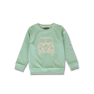 Mint/beige Van Sweater