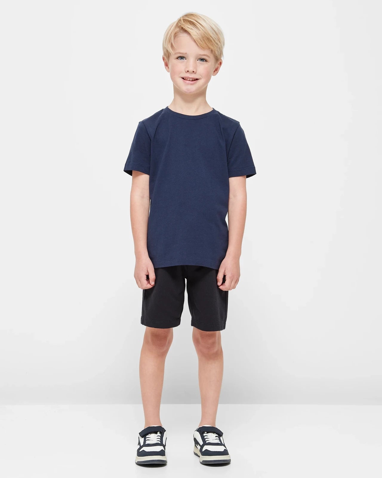 Black cotton shorts