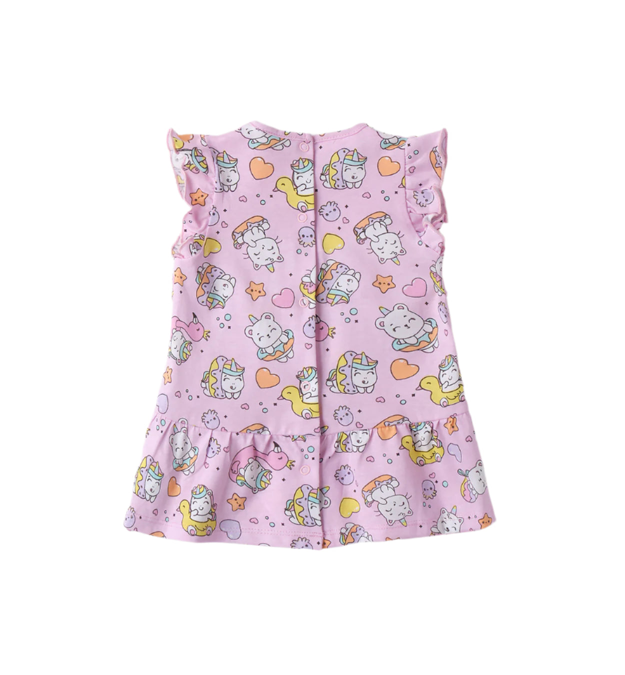 Pink Summer Unicorn Dress