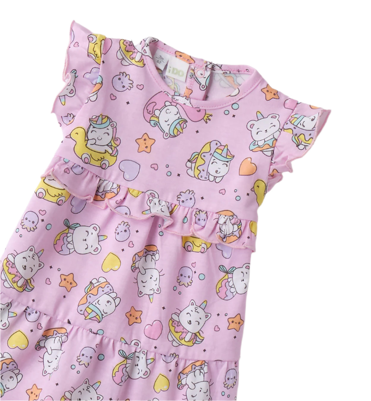 Pink Summer Unicorn Dress