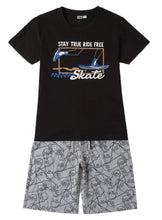 Load image into Gallery viewer, Skateboard T-Shirt &amp; Shorts Set
