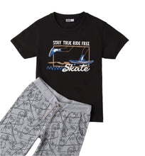 Load image into Gallery viewer, Skateboard T-Shirt &amp; Shorts Set
