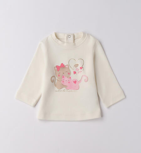 Cats Hugs White Shirt