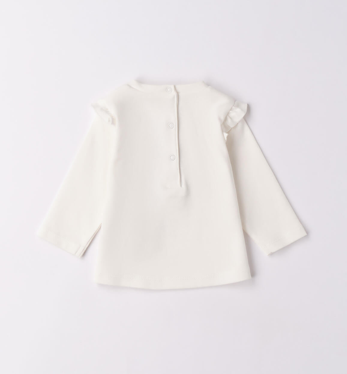 Frill shoulder White Shirt
