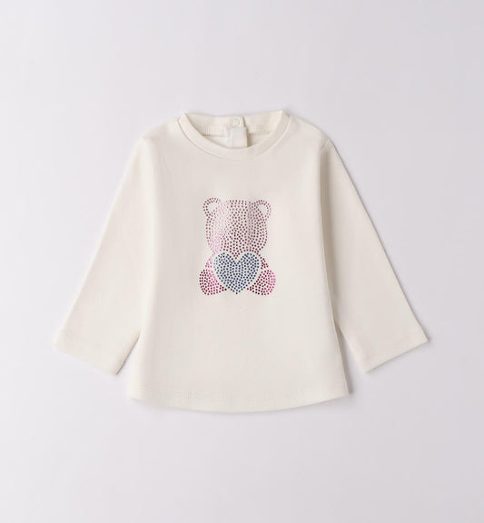 Glitter Bear White Shirt