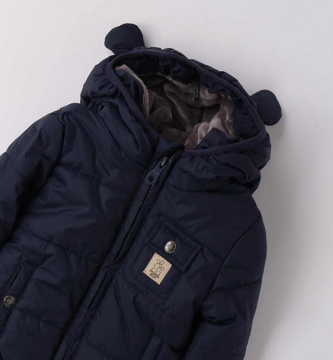 Navy Bear Coat