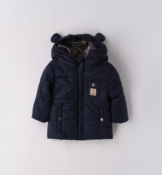 Navy Bear Coat