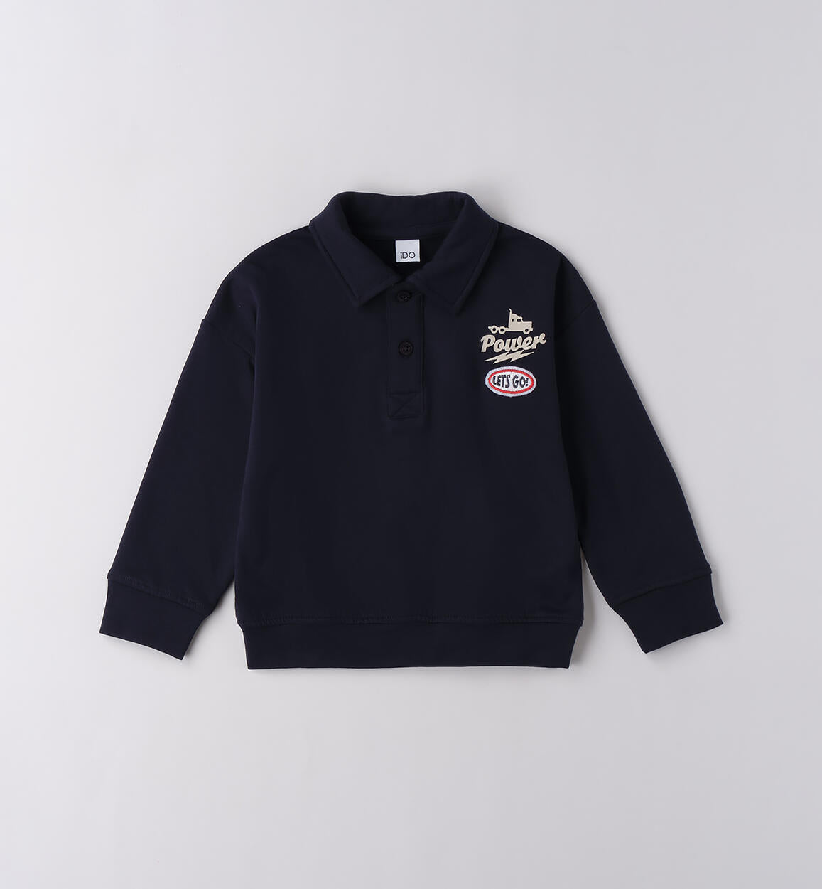 Oversized Polo Sweater