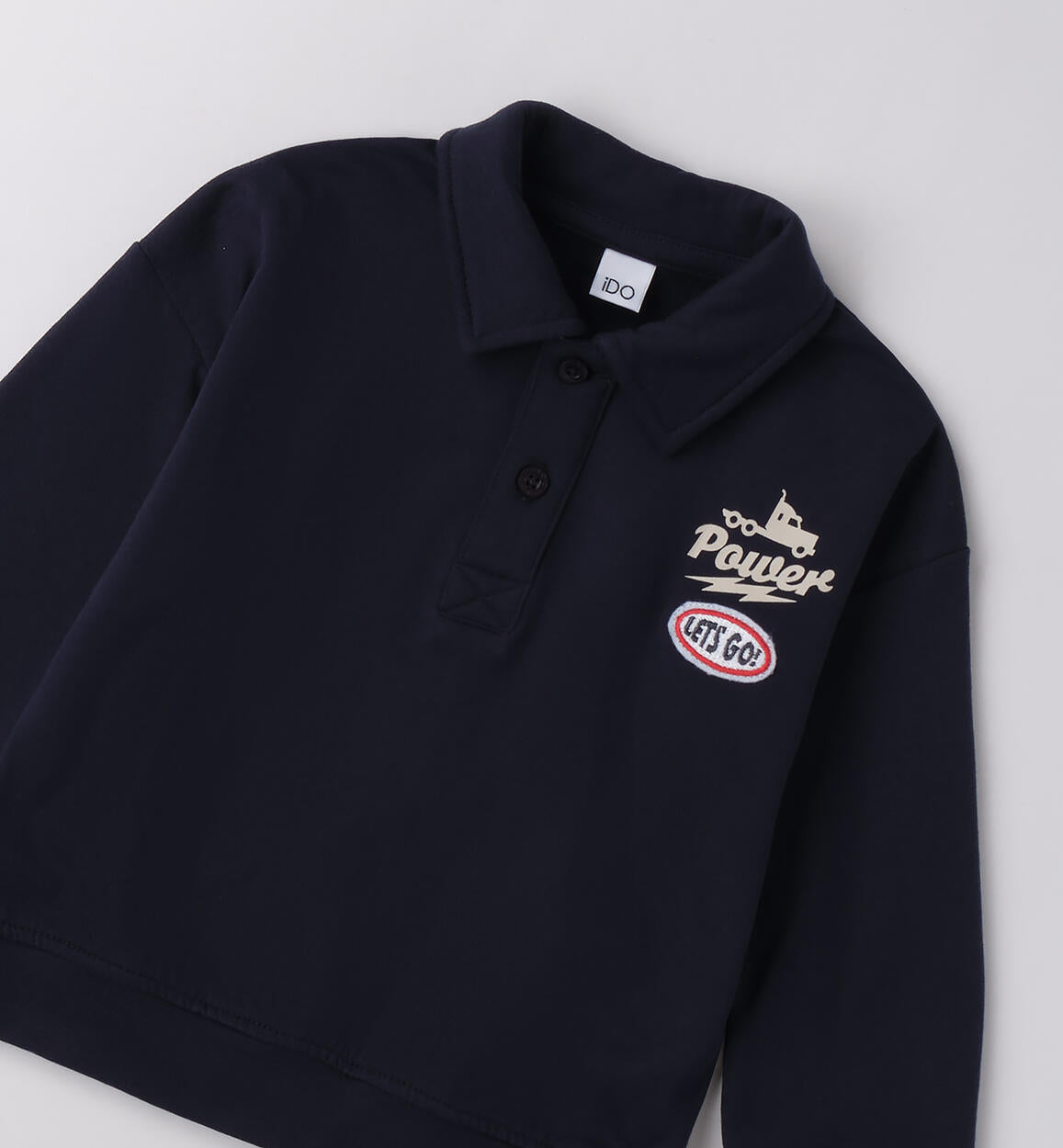 Oversized Polo Sweater