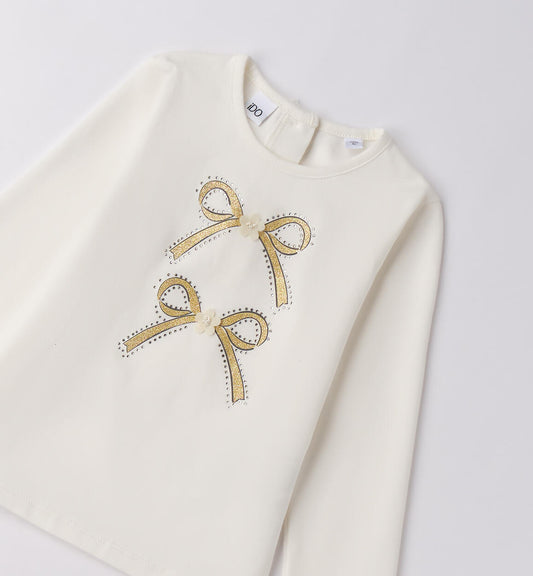 White Bows Long Sleeve