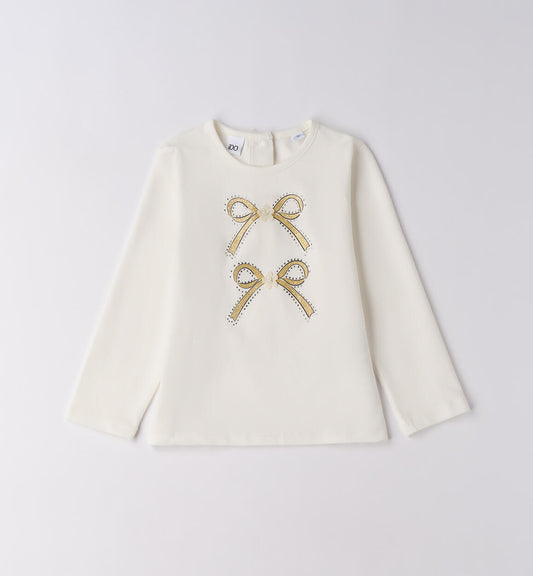 White Bows Long Sleeve