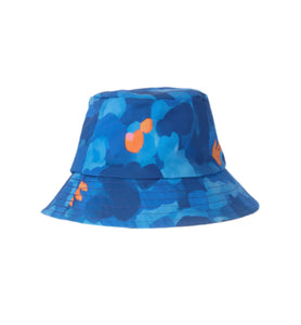 Blue Pattern Bucket Hat