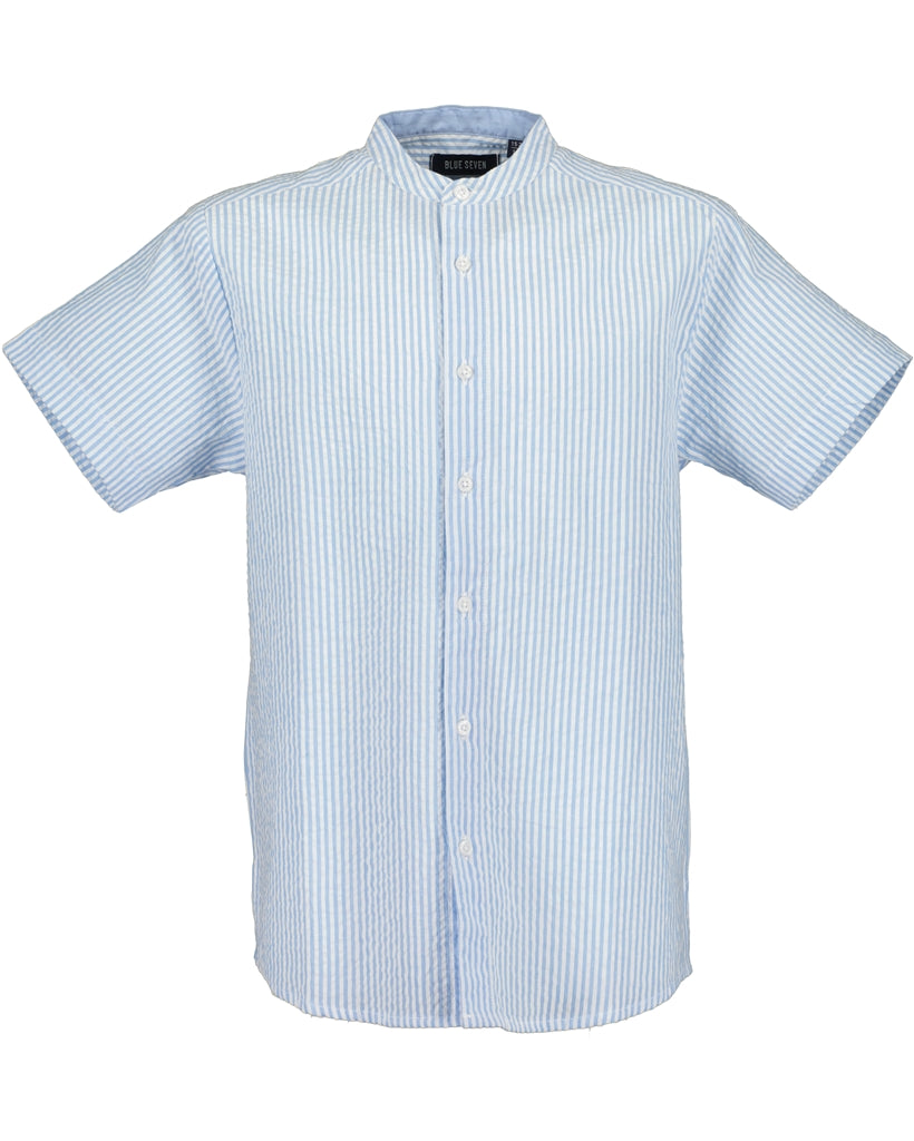 Striped Blue & White Button up Shirt