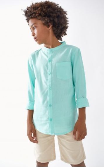 Teal Green Button Shirt