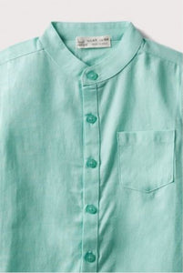 Teal Green Button Shirt