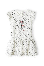 Load image into Gallery viewer, White Dress with hearts &amp; zebra embroidery
