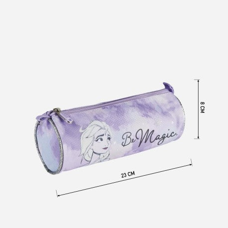 Purple Frozen elsa pencil case