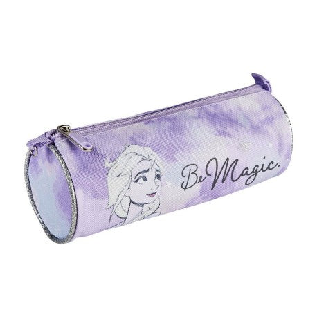Purple Frozen elsa pencil case
