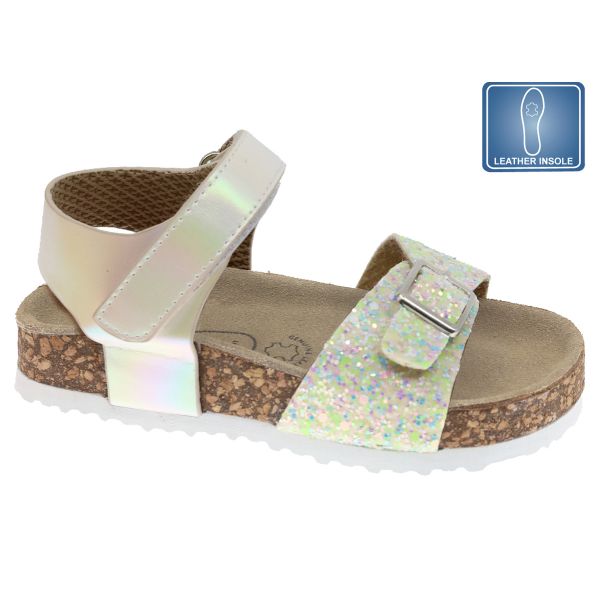 Iridescent Glitter Sandals
