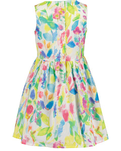 Sleeveless Water Colour Dress